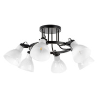 Lightstar 761060 (MX9114-6B) Люстра ACROBATA 6х40W E14 БЕЛЫЙ (в комплекте)