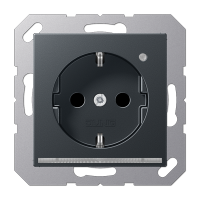 SCHUKO-розетка с LED подсветкой, A1520-OANMLNW