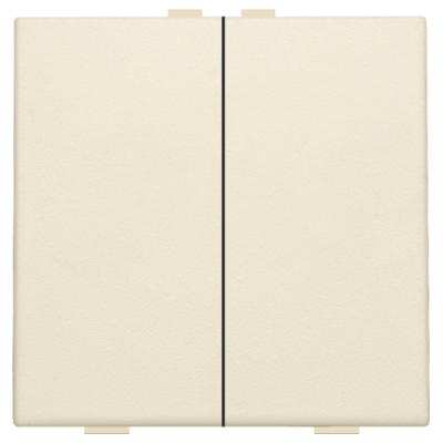 Niko Home Control Слоновая кость Кнопка двойная, 100-51002