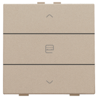 Niko Home Control Шампань Кнопка управления двигателем, 157-51033