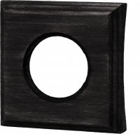 Bironi Рамка 1 постовая (Угольно-черный на бревно 260мм) С.М., BF4C26-610-119