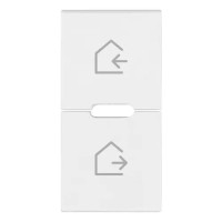 Vimar Две  клавиши 1 модуль,  символы сценария, белые, 19755.6.B