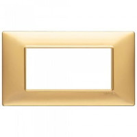Vimar Накладка для 4 модулей золото матовое, 14654.25
