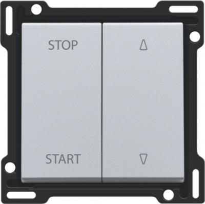 Niko Серебро Накладка на выключатель для жалюзи, 121-65905