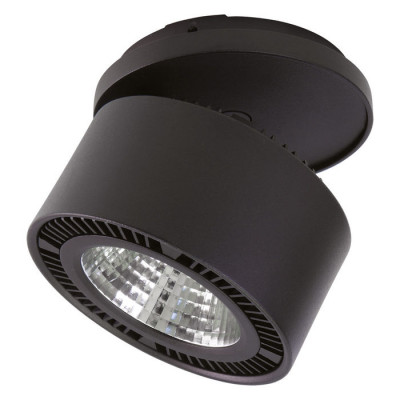 Lightstar 213807 Светильник  FORTE INCA LED 15W 1400LM 30G ЧЕРНЫЙ 3000K (в комплекте)