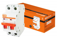 Авт. выкл.ВА47-29 2Р  6А 4,5кА х-ка С TDM Electric, SQ0206-0089