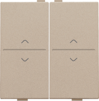 Niko Шампань Накладка на кнопку (вверх и вниз) , двухклавишная, 157-00010