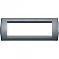 Vimar Накладка для 6 модулей RONDO пластик графитовый серый, 16766.15 Vimar Накладка для 6 модулей RONDO пластик графитовый серый, 16766.15