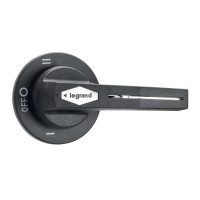 Legrand Выносная поворотная рукоятка - IP 65 - для DCX-M от 200 до 400 А - чёрная, 431141