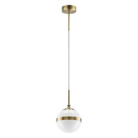 Lightstar 813111 (MD1803-1EB) Подвес GLOBO 1х40W  E14 electroplating bronze/white (в комплекте)