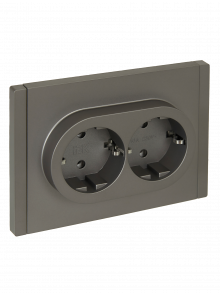 FORTE&PIANO Роз. 2-я с з/к без з/ш б/к 16А FP524 ст. IEK, FP-R21-16-1-K46