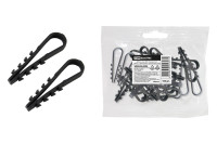 Дюбель-хомут ДХК-18 для круглого кабеля 11-18мм нейлон черный (100шт) TDM Electric, SQ0539-0004 Дюбель-хомут ДХК-18 для круглого кабеля 11-18мм нейлон черный (100шт) TDM Electric, SQ0539-0004