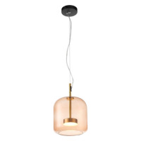 ST LUCE SL1053.273.01 Светильник подвесной ST-Luce Золотистый/Коричневый LED 1*6W 3000K