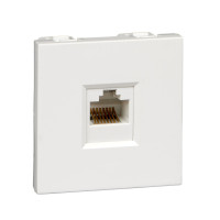 РОЗЕТКА ИНФОРМАЦИОННАЯ "В45" С/У КАТ.5Е ДЛЯ КАБ.КАН. БЕЛЫЙ