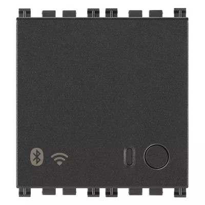 Vimar Шлюз IoT Bluetooth Wi-Fi для беспроводной интеграции, настройки, наблюдения за просмотром через облако и приложения для смартфонов, планшетов, серый, 19597