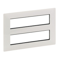 Legrand Valena LIFE.Рамка для модульных устройств Mosaic 2x4x2 модуля.Белая, 752146