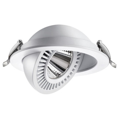 Novotech 358817 SPOT NT21 210 белый Светильник встраиваемый светодиодный IP20 LED 18W 1600Лм 4000K 220V GESSO