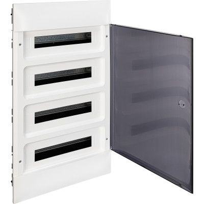 Legrand Practibox S Пластиковый щиток Встраиваемый 4X18 Дымчатая дверь, 137559