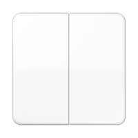 Клавиша для KNX кнопки, 2 группы; дюропласт; белый, CD102WW