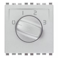 Vimar Коммутатор поворотный 1P 6(3)A ,серебро матовое, 20096.N