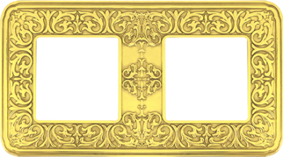FD01372OB Fede Emporio Рамка 2-ная, Bright Gold