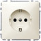 SD Розетка со шторками 2К+З 16 А 250В~, беж.