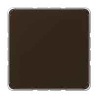 Крышка без отверстий с несущим каркасом для произвольных вырезов; коричневая, CD594-0BR