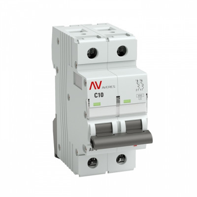 EKF Averes Автоматический выключатель AV-6 DC 2P 10A (C) 6kA