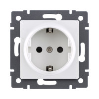 Розетка штепсельная SCHUKO 16A/250 В, белый Kollinger REA-002WH для Aspekt, Eleganz, Reflex Розетка штепсельная SCHUKO 16A/250 В, белый Kollinger REA-002WH для Aspekt, Eleganz, Reflex