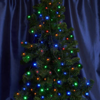 Гирлянда 230V 750 LED 15*5м, мульти, IP44, шнур 6м , CL93, Feron 32953