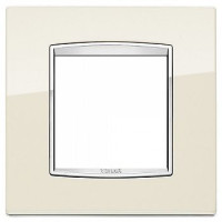 Vimar Накладка классика для 2 модуля античная белая, 20642.C02