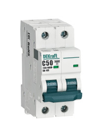 DEKraft Автоматический выключатель ВА105-2P-050A-C
