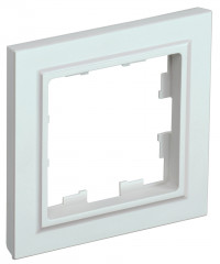 BRITE Рамка 1-мест. РУ-1-БрЖ жемч. IEK, BR-M12-K36