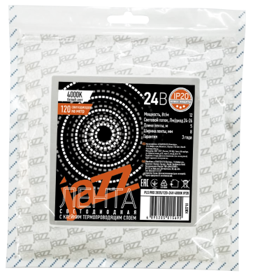 PLS PRO 2835/120-24V  4000K IP20 5m Jazzway, 5015692