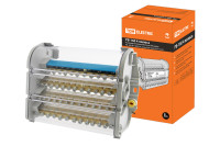 Распределительный блок на DIN-рейку РБ-160 4П 160А (4 шины 2x9+2x8+7x7+1x12) TDM Electric, SQ0823-0007