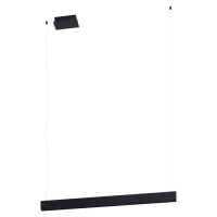 39486 Светод. подвес TERMINI димм., 31,5W(LED), 3700lm; 15,5W(LED), 1700lm, L1065, H1500, сталь, чер