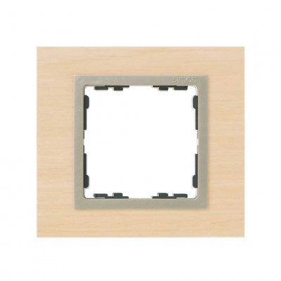 Simon 82917-68 S82N Рамка 1-ная, клён - шампань (дерево)