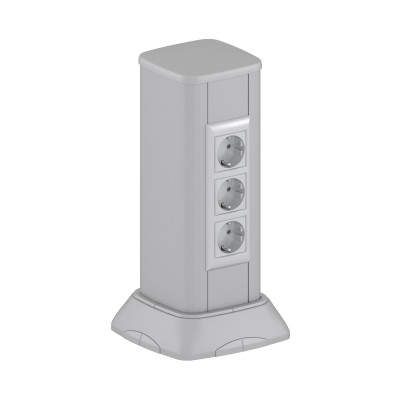 ДКС Миниколонна алюминиевая 0,35 м, цвет темно-серебристый металлик, 19534