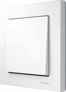 Выключатель 1-клавишный, цвет - активно-белый, серия M-Pure