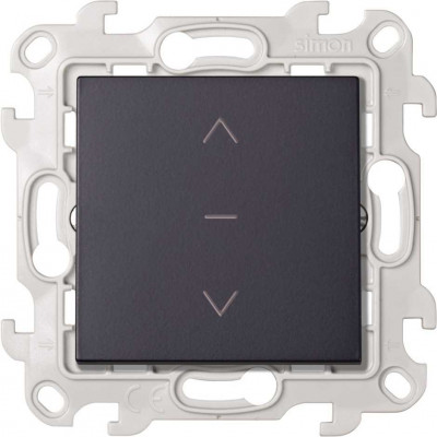 Simon Выключатель жалюзи 3-позиционный 10A 250В~ цвета графит S24 Harmonie, 2420333-038