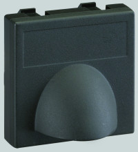 Simon SConnect Плата для вывода кабеля, 45х45мм, графит, K10-14