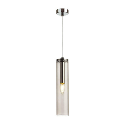 4694/1 PENDANT ODL20 299 хром/дымчатый Подвес E14 1*40W KLUM