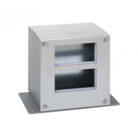 Simon Cima 500 Сталь Башня двусторонняя на 2 модуля, 168х133х172,5мм, опора 133х221мм, 52510222-036