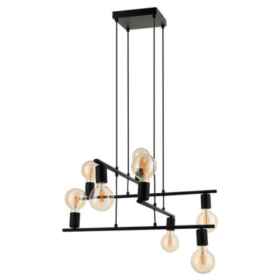 98909 Подвес MEZZANA, 8X40W(E27), сталь, черный