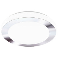 95283 Светодиод. настенно-потол. светильник LED CARPI, 16W (LED), ?385, IP44, сталь, хром, белый/пла