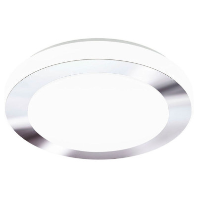 95283 Светодиод. настенно-потол. светильник LED CARPI, 16W (LED), ?385, IP44, сталь, хром, белый/пла