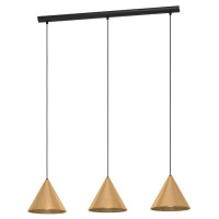 99592 Подвесной потолочный светильник (люстра) NARICES, 3x40W, E27, L920, B220, H1100, сталь, черный