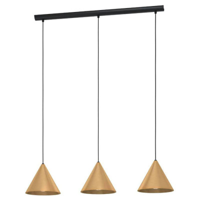 99592 Подвесной потолочный светильник (люстра) NARICES, 3x40W, E27, L920, B220, H1100, сталь, черный