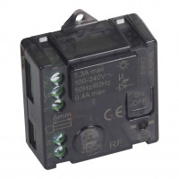 064888 - ЭУИ with NETATMO.Умный микромодуль реле для управления освещением и другими нагрузками, 300 Вт 240В, с нейтралью.Цвет Черный