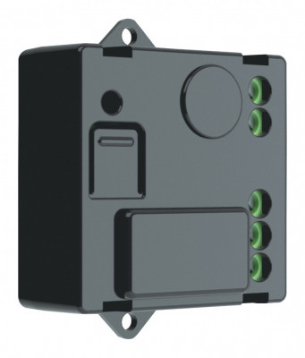 064888 - ЭУИ with NETATMO.Умный микромодуль реле для управления освещением и другими нагрузками, 300 Вт 240В, с нейтралью.Цвет Черный